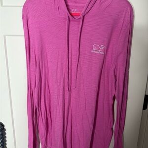 Vineyard Vines Fuchsia Cotton Hoodie